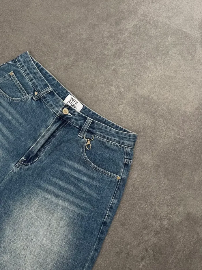 Pepe Studio Baggy Jorts Bleu (1)