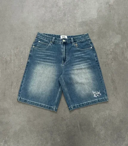 Pepe Studio Baggy Jorts Bleu (5)