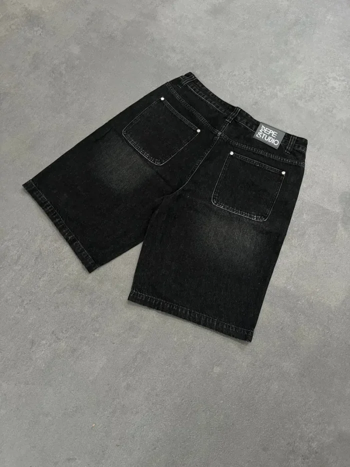 Pepe Studio Baggy Jorts Noir (2)