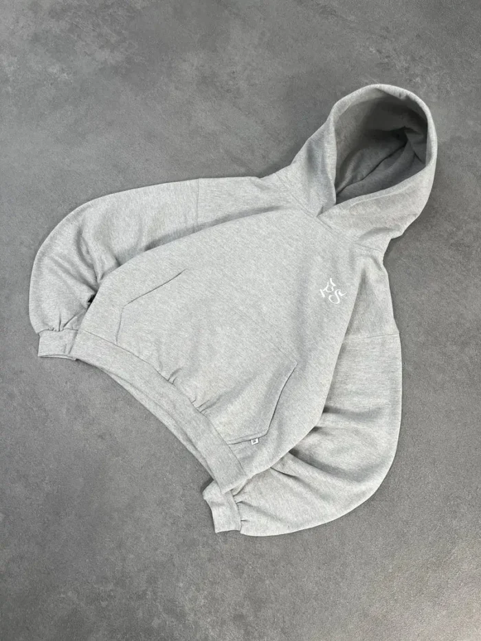 Sweat à Capuche Boxy Pepe Studio Gris (2)