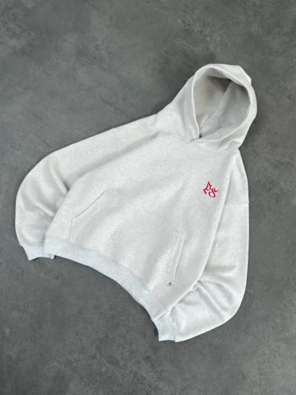 Sweat à Capuche Boxy Pepe Studio Gris Clair (3)