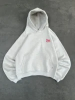 Sweat à Capuche Boxy Pepe Studio Gris Clair (4)