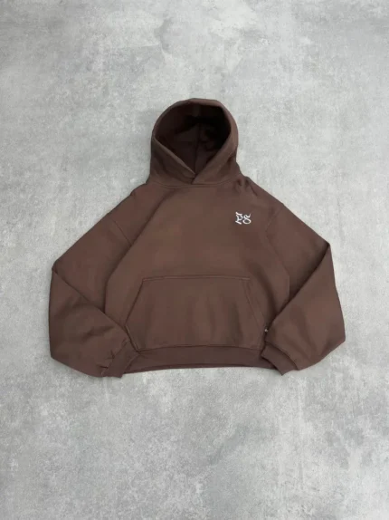 Sweat à Capuche Boxy Pepe Studio Marron (5)