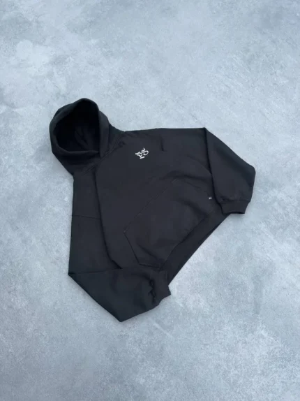 Sweat à Capuche Boxy Pepe Studio Noir (4)