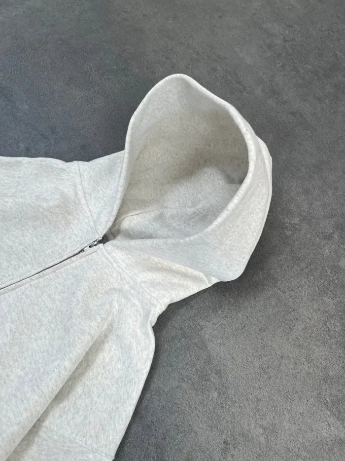 Sweat à Capuche Zip Pepe Studio Gris Clair (2)