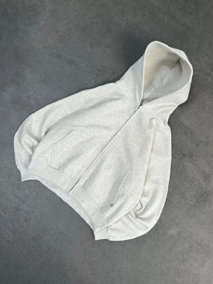Sweat à Capuche Zip Pepe Studio Gris Clair (4)