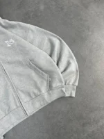 Sweat à Capuche Zippé Pepe Studio Gris (1)