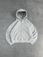 Sweat à Capuche Zippé Pepe Studio Gris (4)