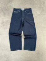 Pantalon en Denim Brut Bleu Clair Pepe Studio (1)