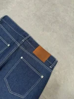 Pantalon en Denim Brut Bleu Clair Pepe Studio (2)