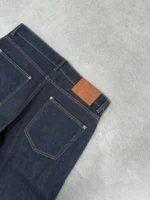 Pantalon en Denim Brut Bleu Foncé Pepe Studio (1)