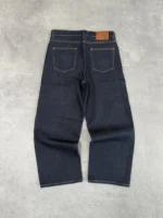 Pantalon en Denim Brut Bleu Foncé Pepe Studio (2)