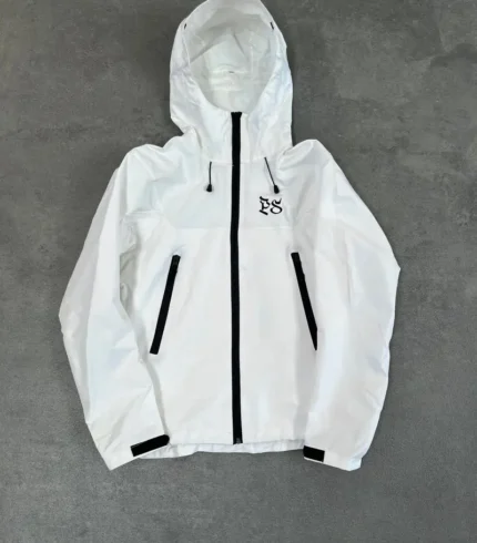 Veste de Pluie Blanche Ripstop Pepe Studio (5)