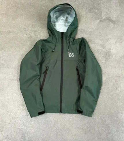 Veste de Pluie Ripstop Vert Pine Pepe Studio (5)