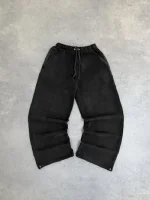 Pantalon Ample Délavé en Basalte Pepe Studio (1)