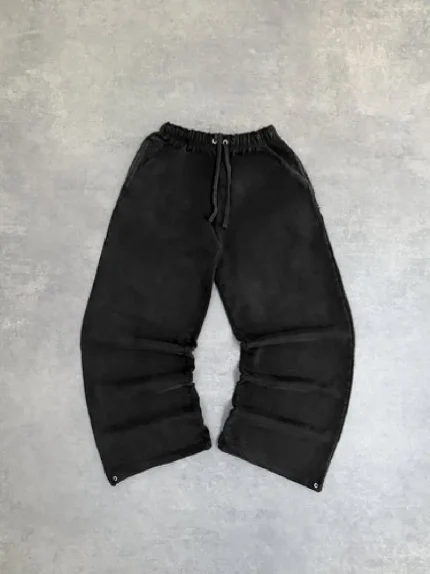 Pantalon Ample Délavé en Basalte Pepe Studio (1)