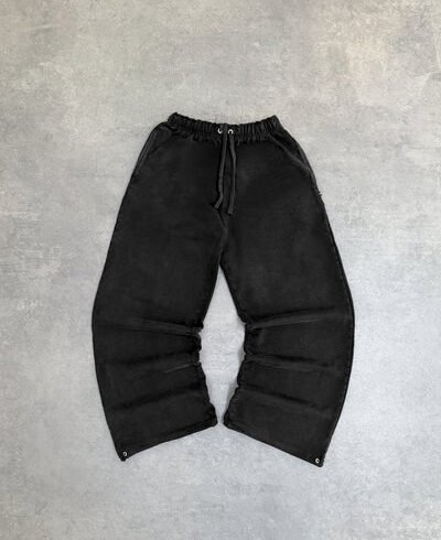 Pantalon Ample Délavé en Basalte Pepe Studio (4)
