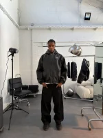 Tapis de Veste en Cuir Pepe Studio Hawk (1)