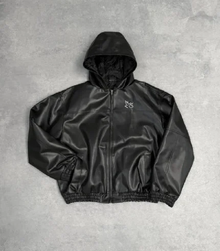 Veste en Cuir Brillante Pepe Studio Hawk (4)