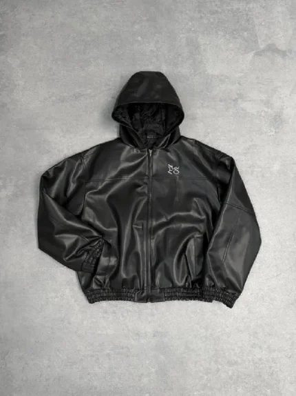 Veste en Cuir Brillante Pepe Studio Hawk (4)