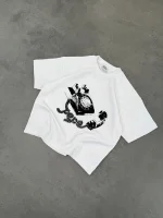Pepe Studio Téléphone T Shirt Blanc (2)