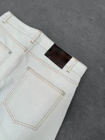 Pantalon en Denim Brut Ivoire Pepe Studio (1)