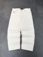 Pantalon en Denim Brut Ivoire Pepe Studio (3)