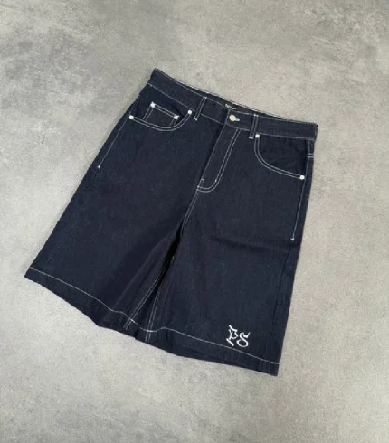 Pepe Studio Short Selvedge Bleu Foncé (2)