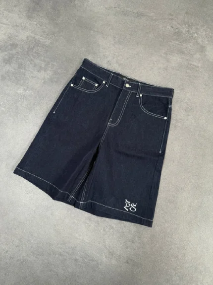Pepe Studio Short Selvedge Bleu Foncé (2)