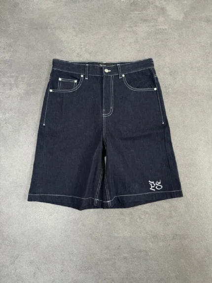 Pepe Studio Short Selvedge Bleu Foncé (3)