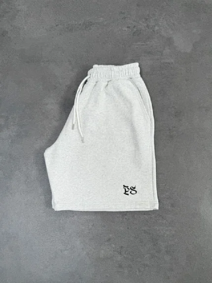 Pepe Studio Sweats Short Gris Clair (2)