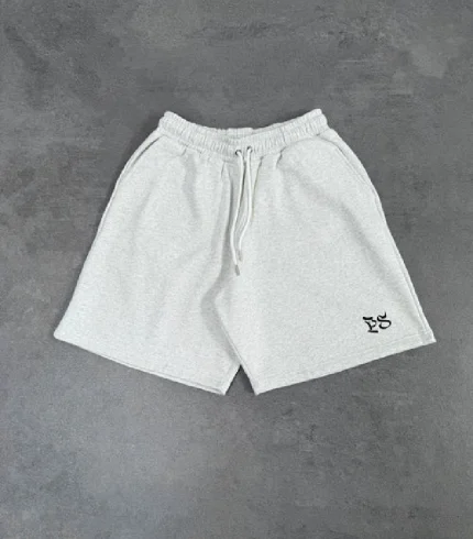 Pepe Studio Sweats Short Gris Clair (3)