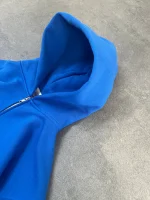 Sweat à Capuche Zippé Bleu Roi Pepe Studio (2)