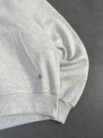 Sweat à Capuche Zippé Gris Doux Pepe Studio (1)