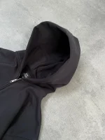 Sweat à Capuche Zippé Noir Pepe Studio (2)