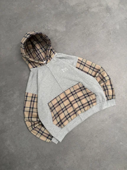 Sweat à Capuche Zippé Pepe Studio Legacy Beige (2)