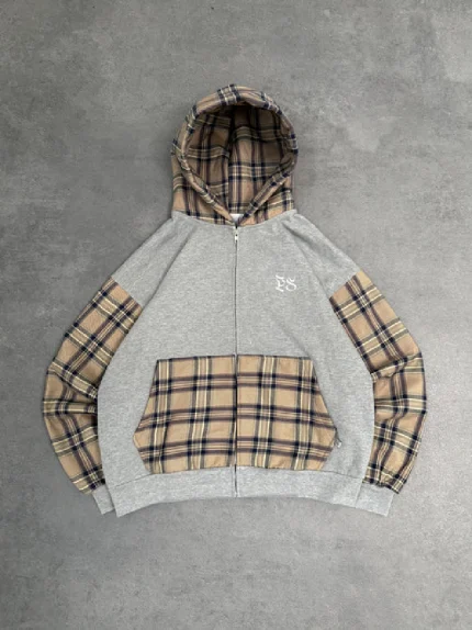 Sweat à Capuche Zippé Pepe Studio Legacy Beige (3)