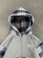 Sweat à Capuche Zippé Pepe Studio Legacy Bleu Marine (2)